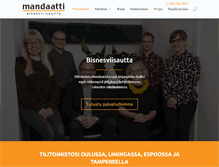 Tablet Screenshot of mandaatti.fi